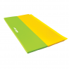 Colchoneta  plegable - verde/amarillo - 200 x 100 x 4 cm
