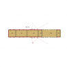 Conjunto de colchonetas  para barras asimetricas de competición  con colchonetas adicionales - 28 m² - FIG